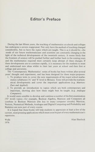 Vectors (Contemporary Mathematics)