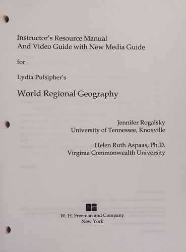 World Regional Geography