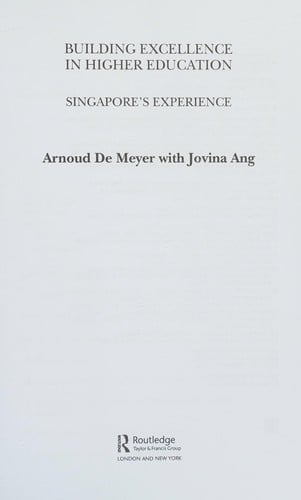 Building Excellence in Higher Education