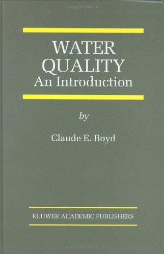 Water Quality: An Introduction