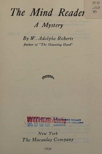 The mind reader: a mystery.