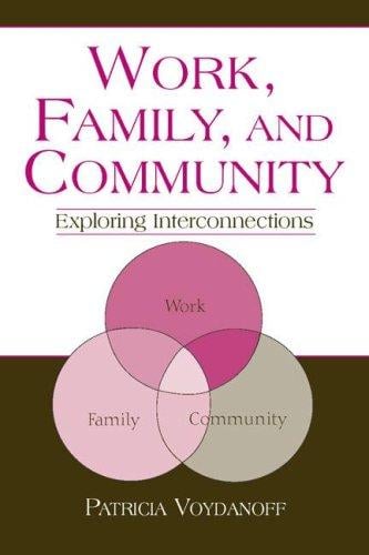 Work, Family, and Community: Exploring Interconnections (Applied Psychology Series) (Series in Applied Psychology)