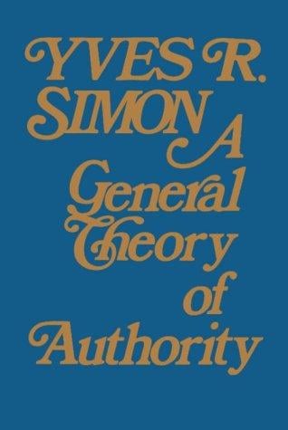 A General Theory Of Authority