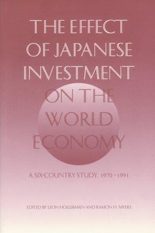 The effect of Japanese investment on the world economy: a six-country study, 1970-1991