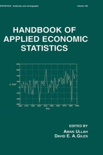 Handbook of applied economic statistics