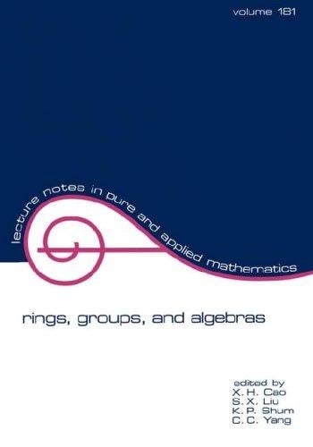 Rings, groups, and algebras
