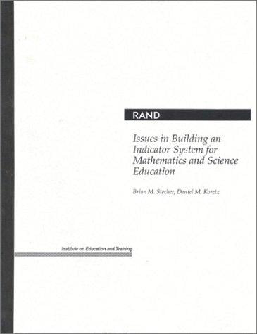 Issues in building an indicator system for mathematics and science education