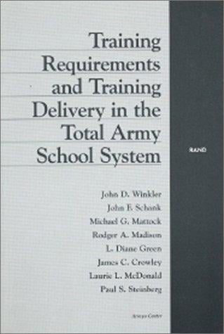 Training Requirements And Training Delivery In The Total Army School System