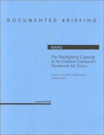 The warfighting capacity of Air Combat Command's numbered air forces