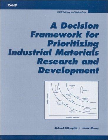 A Decision Framwork for Prioritizing Industrial Materials Research and Development