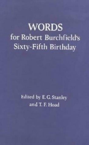 Words For Robert Burchfield's 65th Birthday