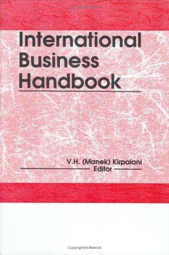 International Business Handbook (Haworth Series in International Business) (Haworth Series in International Business)