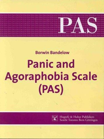 Panic and Agoraphobia scale (PAS): manual