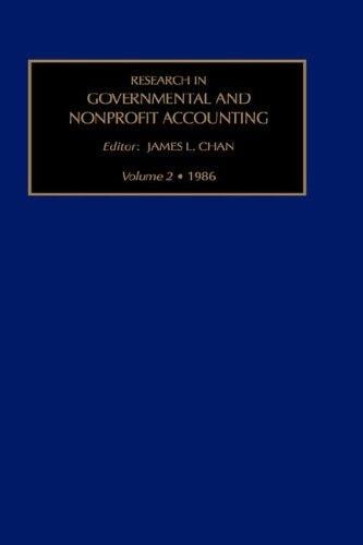 RES GOV NON ACC V 2 (Research in Governmental and Non-Profit Accounting)