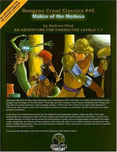 Malice of the Medusa: An Adventure for Character Levels 1-3