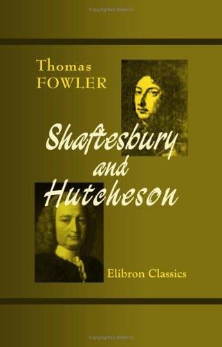 Shaftesbury and Hutcheson