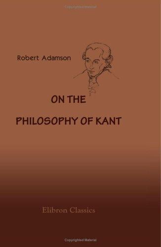 On the Philosophy of Kant
