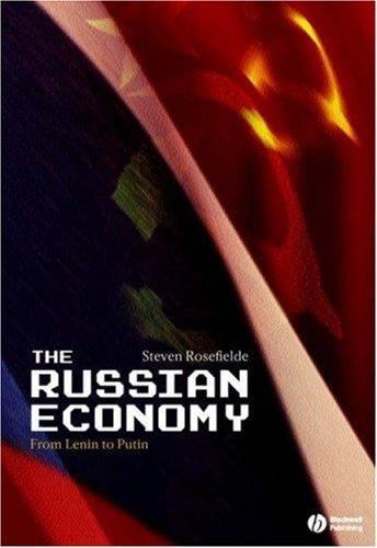 Russian Economy: From Lenin to Putin