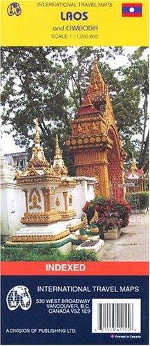 Laos and Cambodia Map