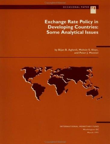Exchange rate policy in developing countries: some analytical issues