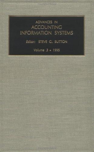 ADV ACC INFO SYS V3 (Advances in Accounting Information Systems)