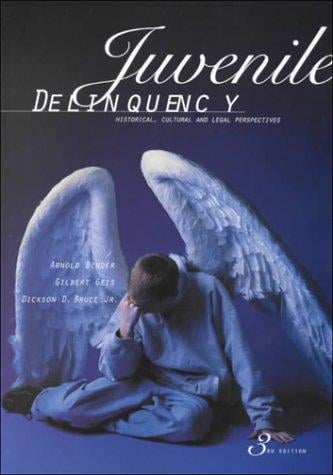 Juvenile Delinquency: Historical, Cultural and Legal Perspectives