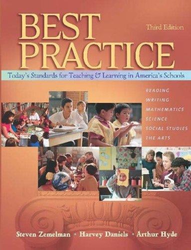 Best practice: today's standards for teaching and learning in America's schools