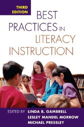 Best Practices in Literacy Instruction, Third Edition