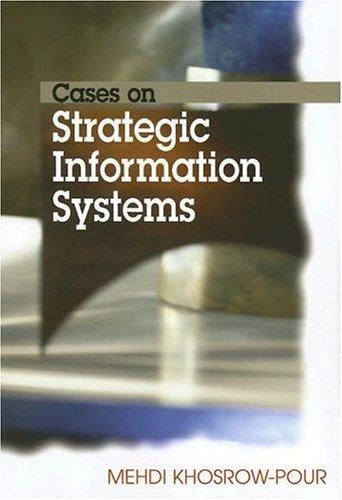 Cases on Strategic Information Systems (Cases on Information Technology Series) (Cases on Information Technology Series)