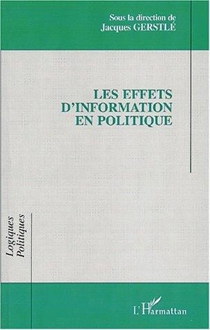 Les effets d'information en politique