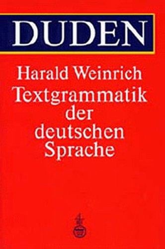 Textgrammatik Der Deutsch Sprache