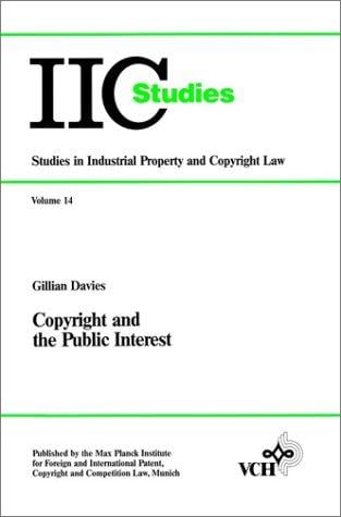 Copyright and the public interest