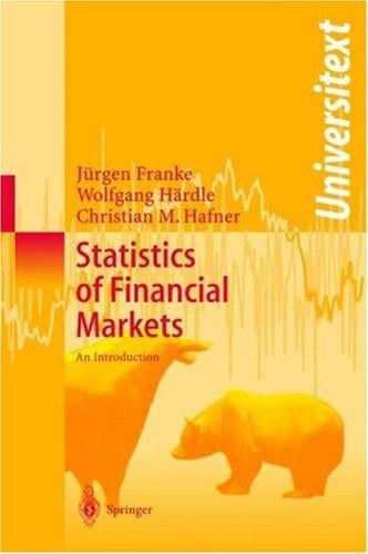 Statistics of Financial Markets: An Introduction (Universitext)