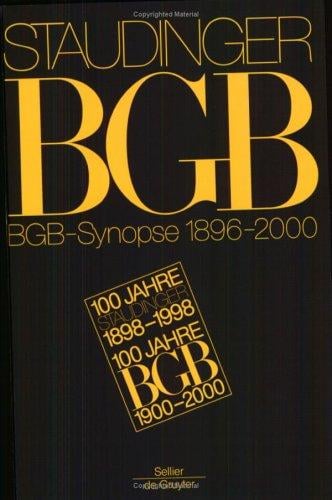 Bgb-Synopse 18962000