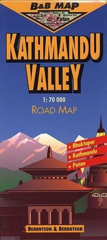 Berndtson & Berndtson Kathmandu Valley Topographic Map (B&B Road Maps)