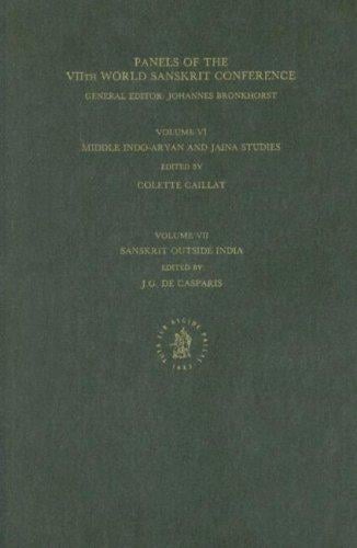 Middle Indo-Aryan and Jaina Studies/Sanskrit Outside India/Volumes 6 and 7 Bound in 1 Book (Panels of the Viith World Sanskrit Conference)