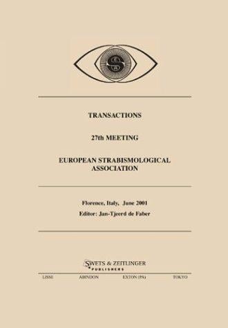 Transactions 27th Esa Meeting European S
