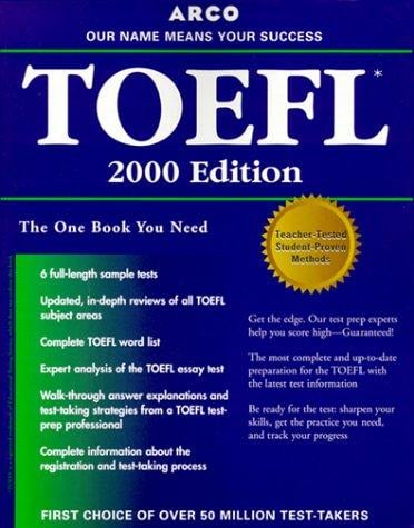 Arco Everything You Need to Score High on the Toefl 2000 (Master the Toefl)