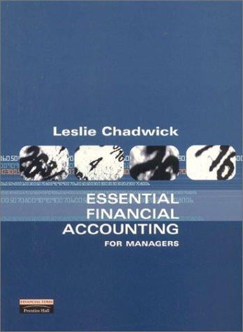 Essential financial accounting