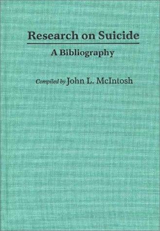 Research on suicide: a bibliography