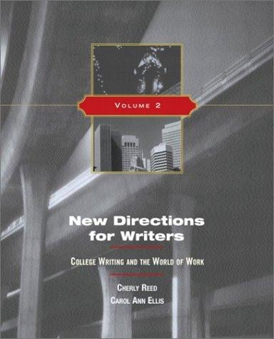 New directions for writers