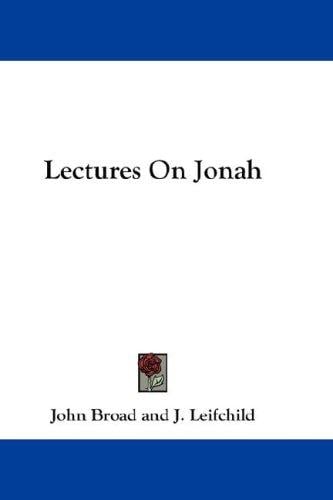 Lectures On Jonah