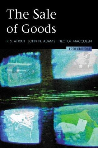 The Sale of Goods