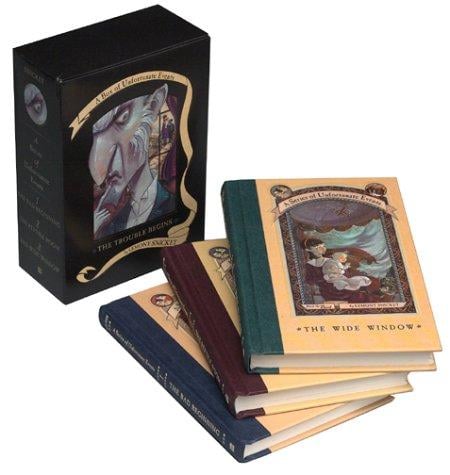 The Trouble Begins: A Box of Unfortunate Events, Books 1-3 (The Bad Beginning; The Reptile Room; The Wide Window)