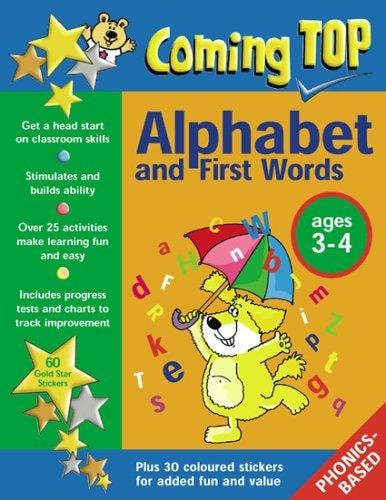 Coming Top: Alphabet and First Words, Ages 3-4 (Coming Top Sticker Book)