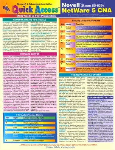 Quick Access Netware Cna Exam 639 (Quick Access)