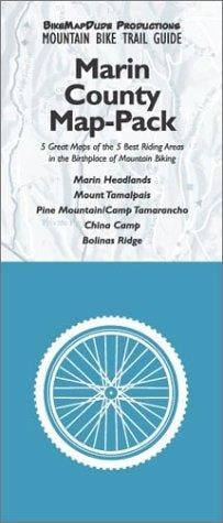 BikeMapDude Productions Mountain Bike Trail Guide: Marin County Map-Pack