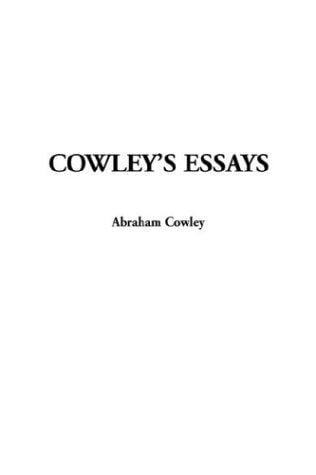 Cowley's Essays