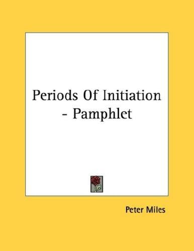 Periods Of Initiation - Pamphlet