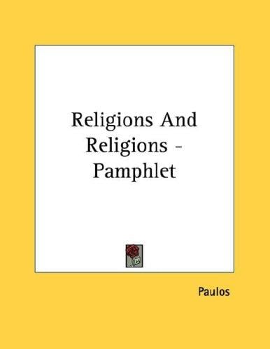 Religions And Religions - Pamphlet